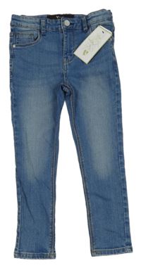 Nové - modré skinny fit teplákové rifle V BY VERY