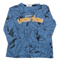 Modré pyžamové triko s LOONEY TUNES PEPCO