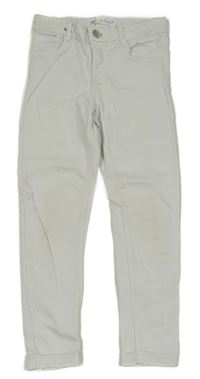 Bílé skinny rifle ZARA