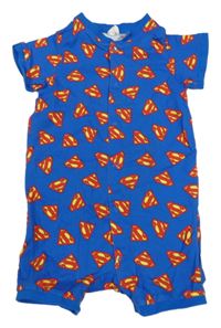 Modrý letní overal se znaky Supermana H&M