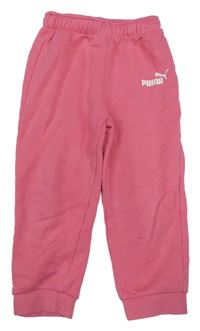 Ružové tepláky s logom PUMA