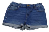 Modré teplákové rifľové kraťasy zn. Denim Co.