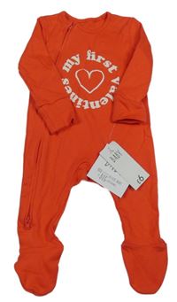 Nové - Červený overal s nápisem a srdcem George