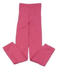 Tmavorůžové thermo punčocháče bez šlapiček Ergee