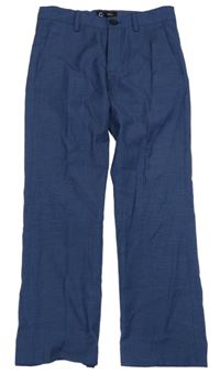 Tmavomodré slavnostní chino kalhoty Cubus