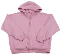 Ružová prepínaci oversize mikina s kapucňou George