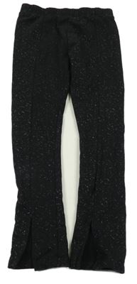 Čierne trblietavé legíny Destination