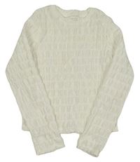 Bílé kostkované triko Next