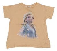 Marhuľové tričko s Elsou H&M