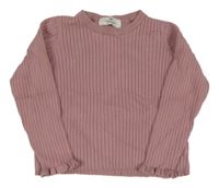Staroružový rebrovaný sveter H&M