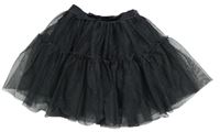 Tmavosivá tylová sukňa s mašlou H&M
