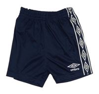Tmavomodré športové kraťasy s logom Umbro