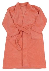 Lososový chlupatý župan 