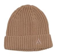 Světlerůžová pletená čepice 