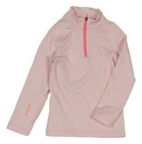 Svetloružová funkčná mikina Decathlon