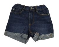 Tmavomodré riflové kraťasy Denim Co.