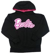 Čierna mikina s kapucí - Barbie zn. Matalan