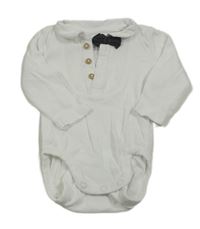 Bílé body s motýlkem H&M