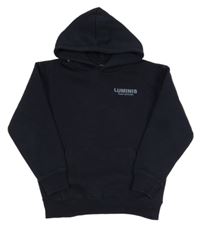 Tmavomodrá mikina s nápismi River Island