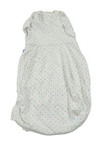 Bílo-barevný puntíkatý spací pytel 