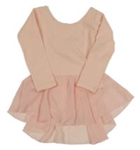 Ružové cvičobné body s tylovou sukní