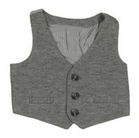 Sivé vzorovaná slávnostná vesta Primark