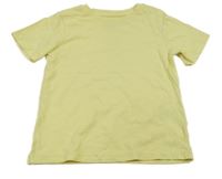 Svetložlté tričko H&M