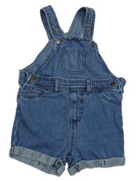 Modré lehké riflové laclové kraťasy Lupilu