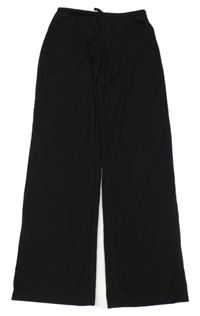 Čierne ľahké široké tepláky H&M
