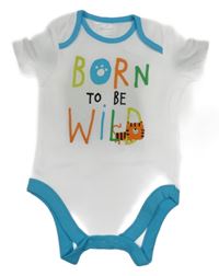Bílo-modré body s nápisem F&F