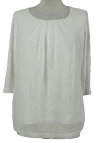 Dámská bílá šifonová halenka Taifun 