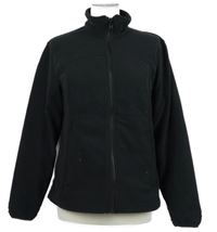 Dámská černá fleecová funkční propínací mikina Decathlon 