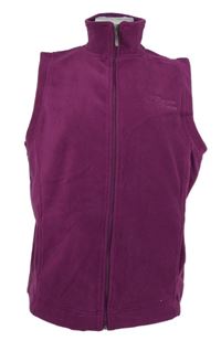 Dámská purpurová fleecová propínací vesta Sonja Blank 