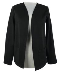 Dámsky čierny vzorovaný sakový cardigán Gina