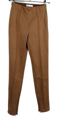 Dámske skořicové semišové tregíny Primark