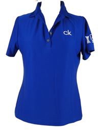 Dámské safírové polo golfové tričko Calvin Klein 