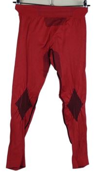 Dámské červené spodní funkční legíny 