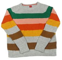 Farebný pruhovaný sveter S. Oliver