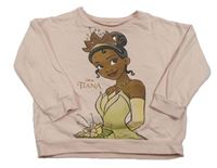 Svetloružová mikina s princeznou Disney