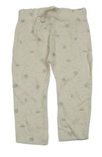 Smetanové lehké tepláky se sluníčky George