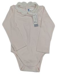 Nové - Světlerůžové body s límečkem Jacadi