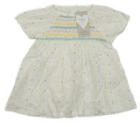 Bílá puntíkatá halenka M&S