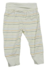 Bielo-modro-zelené pruhované tepláky H&M