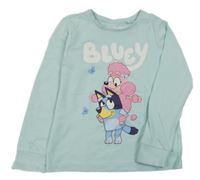 Mintové tričko s Bluey