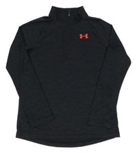 Černá melírovaná sportovní mikina s logem Under Armour