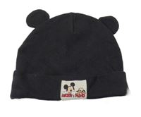 Antracitová čepice s ušima a Mickeym H&M
