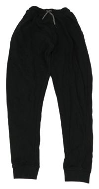 Čierne slim tepláky Next