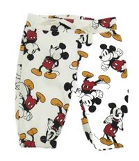 Biele tepláky s Mickeym Disney
