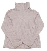 Světlerůžový rolák se srdíčky H&M