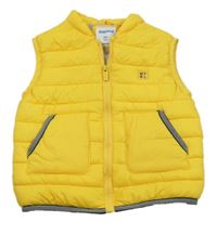 Žltá šušťáková zateplená vesta Mayoral